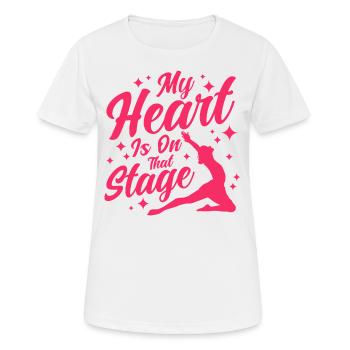 Ballet Dance Ballerina Ballet Dance Gift - Women's Breathable T-Shirt - white - Front - AI Model Female 172 dark (172cm)