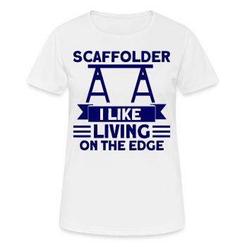 Scaffolding Construction Site Scaffolding Job Gift - Women's Breathable T-Shirt - white - Front - AI Model Female 172 dark (172cm)