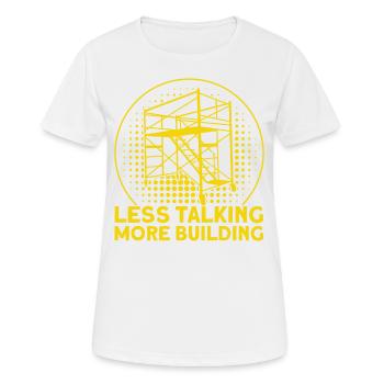 Scaffolding Scaffolding Scaffolding Gift - Women's Breathable T-Shirt - white - Front - AI Model Female 172 dark (172cm)