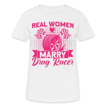 Racing Car Drag Racing Car Racing Gift - Women's Breathable T-Shirt - white - Front - AI Model Female 172 dark (172cm)