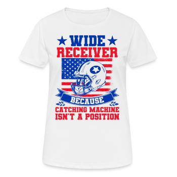 American Football Mannschaft Football Spiel Americ - Frauen T-Shirt atmungsaktiv - Weiß - Vorne - AI Model Female 172 dark (172cm)