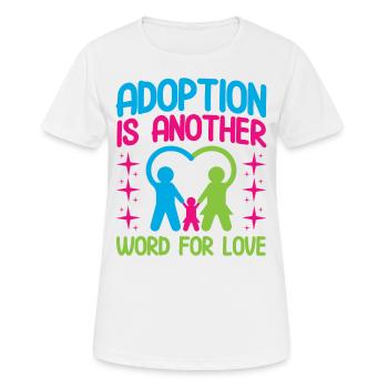 Adoptive parents Adoption of children Foster parents - Women's Breathable T-Shirt - white - Front - AI Model Female 172 dark (172cm)