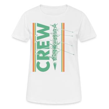 Team Rowers Rowers Rowing Gift - Women's Breathable T-Shirt - white - Front - AI Model Female 172 dark (172cm)