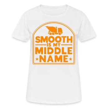 Reinforced concrete construction site construction worker gift - Women's Breathable T-Shirt - white - Front - AI Model Female 172 dark (172cm)