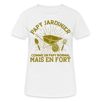 Schrebergarten Garten Hobbygärtner Geschenk - Frauen T-Shirt atmungsaktiv - Weiß - Vorne - AI Model Female 172 dark (172cm)