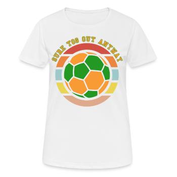 Sport d’équipe irlandais Football gaélique match G - T-shirt respirant Femme - blanc - Devant - AI Model Female 172 dark (172cm)