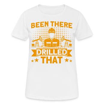 Oil rig oilfield oilfield worker's gift - Women's Breathable T-Shirt - white - Front - AI Model Female 172 dark (172cm)