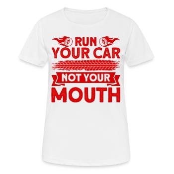 Drag Racing Drag Race Car Racing Gift - Women's Breathable T-Shirt - white - Front - AI Model Female 172 dark (172cm)