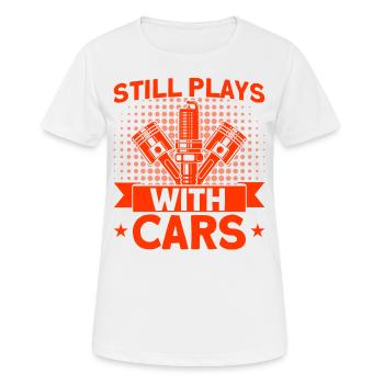 Drag Racing Racing Car Drag Racer Gift - Women's Breathable T-Shirt - white - Front - AI Model Female 172 dark (172cm)