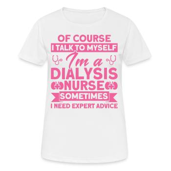 Dialysis Treatment Dialysis Sister Dialysis Business - Women's Breathable T-Shirt - white - Front - AI Model Female 172 dark (172cm)