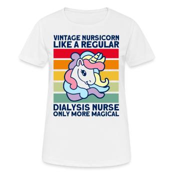 Dialyse Dialyse Schwester Krankenpflege Geschenk - Frauen T-Shirt atmungsaktiv - Weiß - Vorne - AI Model Female 172 dark (172cm)
