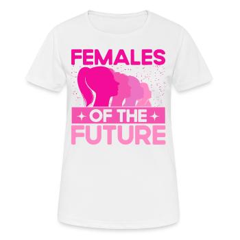 Gender equality Gender equality - Women's Breathable T-Shirt - white - Front - AI Model Female 172 dark (172cm)