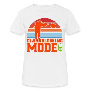Glasarbeiter Glasblasen Glasbläserei Geschenk - Frauen T-Shirt atmungsaktiv - Weiß - Vorne - AI Model Female 172 dark (172cm)