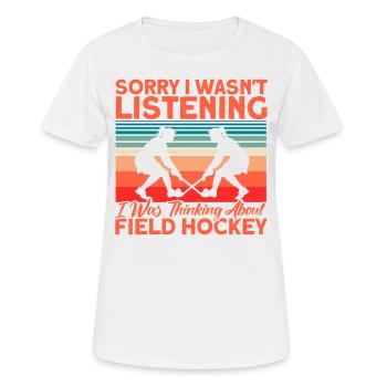 Team Sports Field Hockey Game Field Hockey Business - Women's Breathable T-Shirt - white - Front - AI Model Female 172 dark (172cm)