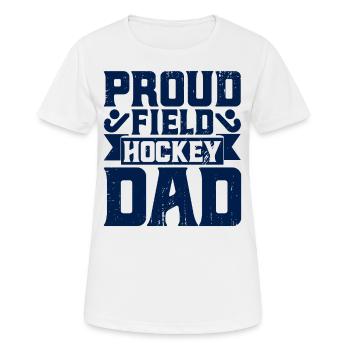 Field Hockey Team Sports Field Hockey Game Gesch - Women's Breathable T-Shirt - white - Front - AI Model Female 172 dark (172cm)