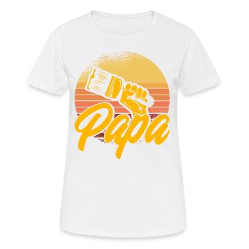 Maler Bautenmaler Farbe mischen Geschenk - Frauen T-Shirt atmungsaktiv - Weiß - Vorne - AI Model Female 172 dark (172cm)