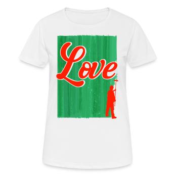 Bautenmaler Maler Farbe mischen Geschenk - Frauen T-Shirt atmungsaktiv - Weiß - Vorne - AI Model Female 172 dark (172cm)