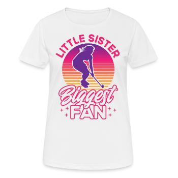 Feldhockey Spieler Mannschaftssport Hallen Feldhoc - Frauen T-Shirt atmungsaktiv - Weiß - Vorne - AI Model Female 172 dark (172cm)