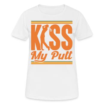 Golfing Golf Course Golf Play Gift - Women's Breathable T-Shirt - white - Front - AI Model Female 172 dark (172cm)