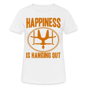Aerial Silk Aerial Yoga Workout Aerial Acrobats Gesc - Women's Breathable T-Shirt - white - Front - AI Model Female 172 dark (172cm)
