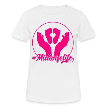 Obstetrician Obstetrician Doula Gift - Women's Breathable T-Shirt - white - Front - AI Model Female 172 dark (172cm)