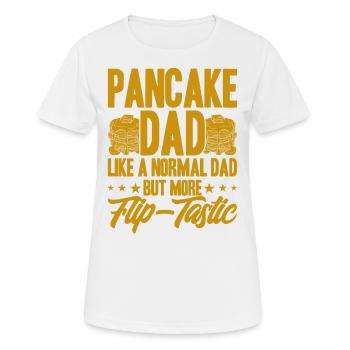 Fluffiger Flachkuchen Pfannkuchen Frühstückspfannk - Frauen T-Shirt atmungsaktiv - Weiß - Vorne - AI Model Female 172 dark (172cm)