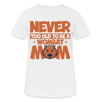 Wombats Wombat Beuteltier Geschenk - Frauen T-Shirt atmungsaktiv - Weiß - Vorne - AI Model Female 172 dark (172cm)