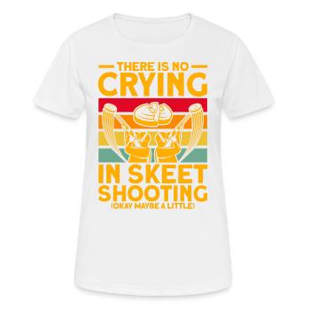 Shooting Sports Clay Pigeon Shooting Shooting Club Gift - Women's Breathable T-Shirt - white - Front - AI Model Female 172 dark (172cm)