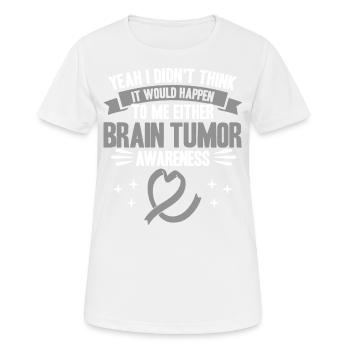 Brain Tumor Fighter Brain Tumor Consciousness Brain Tumor - Women's Breathable T-Shirt - white - Front - AI Model Female 172 dark (172cm)