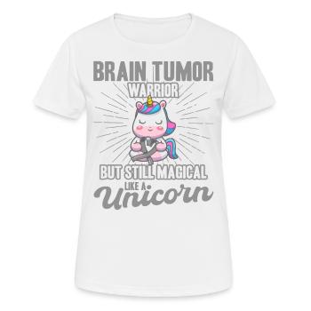 Brain Tumor Support Brain Tumor Consciousness Gray - Women's Breathable T-Shirt - white - Front - AI Model Female 172 dark (172cm)