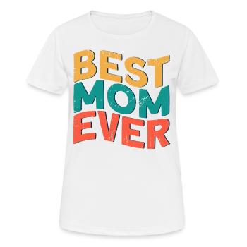 Mother Matching Family Mother's Day Gift - Women's Breathable T-Shirt - white - Front - AI Model Female 172 dark (172cm)