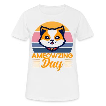 Cat Proverbs Cats Lovers Cat Parents - Women's Breathable T-Shirt - white - Front - AI Model Female 172 dark (172cm)