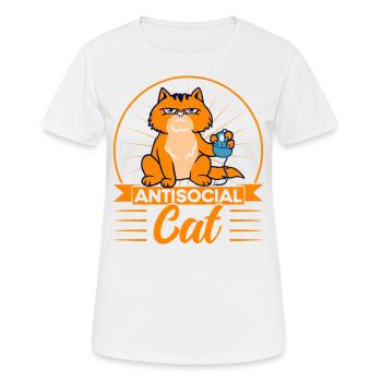 Cats lovers cat parents cats sayings - Women's Breathable T-Shirt - white - Front - AI Model Female 172 dark (172cm)