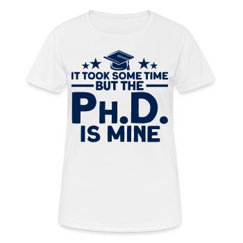 Es hat etwas gedauert Doktor Geschenk - Frauen T-Shirt atmungsaktiv - Weiß - Vorne - AI Model Female 172 dark (172cm)