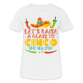 Cinco De Mayo Party Viva Mexico Cinco De Mayo Lehr - Women's Breathable T-Shirt - white - Front - AI Model Female 172 dark (172cm)