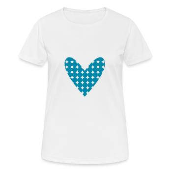 LIEBE. PAAR. ICH HABE GERADE GEHEIRATET. Junggesellinnenabschied. VALENTINSTAG. - Frauen T-Shirt atmungsaktiv - Weiß - Vorne - AI Model Female 172 dark (172cm)