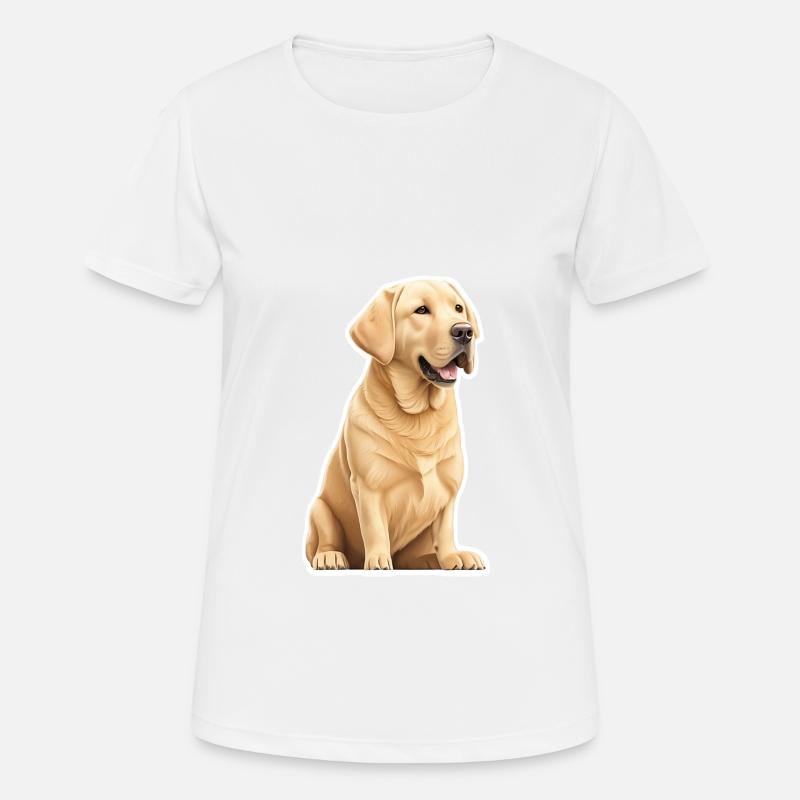 Labrador - Women's Breathable T-Shirt - white