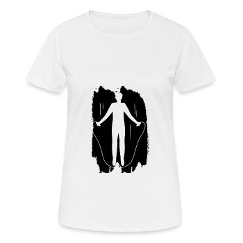 Fitness Sport Endurance Entraînement - T-shirt respirant Femme - blanc - Devant - AI Model Female 172 dark (172cm)