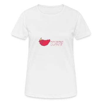 Ein scharfes Schaf - Frauen T-Shirt atmungsaktiv - Weiß - Vorne - AI Model Female 172 dark (172cm)