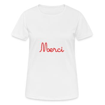 VIELEN DANK. DANKE. VIELEN DANK. JAHRESTAG. GEBURT. - Frauen T-Shirt atmungsaktiv - Weiß - Vorne - AI Model Female 172 dark (172cm)