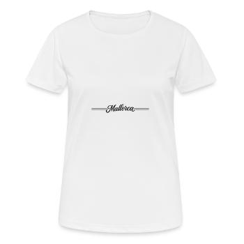 Ligne Mallorca - T-shirt respirant Femme - blanc - Devant - AI Model Female 172 dark (172cm)