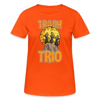 Conception d’opossum pour les amateurs d’opossum et d’opossum - T-shirt respirant Femme - orange néon - Devant - AI Model Female 172 dark (172cm)
