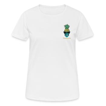 Ananas - Frauen T-Shirt atmungsaktiv - Weiß - Vorne - AI Model Female 172 dark (172cm)