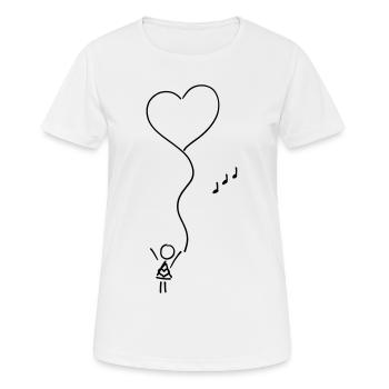 Daughter and father - Women's Breathable T-Shirt - white - Front - AI Model Female 172 dark (172cm)