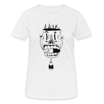 Nimm keine weitere Pille - Frauen T-Shirt atmungsaktiv - Weiß - Vorne - AI Model Female 172 dark (172cm)