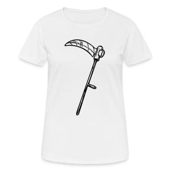 Scharfe Sensen Vector - Frauen T-Shirt atmungsaktiv - Weiß - Vorne - AI Model Female 172 dark (172cm)