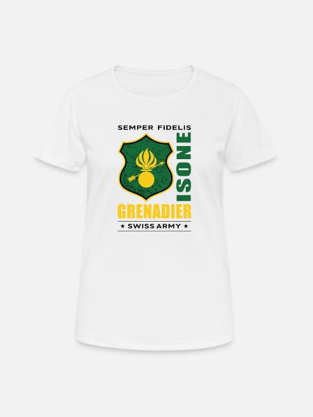 Grenadier - Frauen T-Shirt atmungsaktiv - Weiß