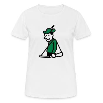 Hunter - Women's Breathable T-Shirt - white - Front - AI Model Female 172 dark (172cm)