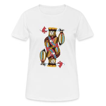 Dead King - Women's Breathable T-Shirt - white - Front - AI Model Female 172 dark (172cm)