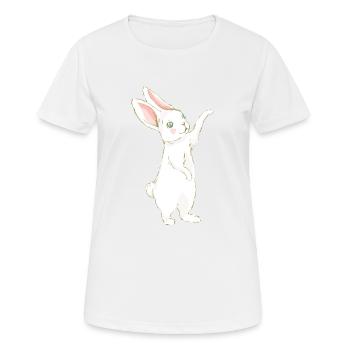 Hase - T-shirt respirant Femme - blanc - Devant - AI Model Female 172 dark (172cm)